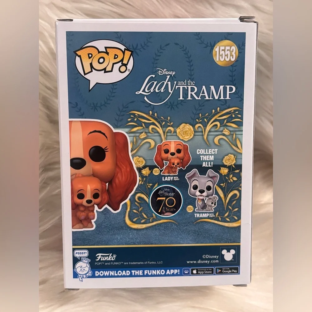 Funko POP! Lady and the Tramp 70th Anniv Lady and Puppy Figure #1553